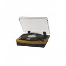 Tocadiscos Portátil Grabador Denver VPL-230, Color Madera