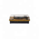 Tocadiscos Portátil Grabador Denver VPL-230, Color Madera
