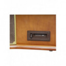 Tocadiscos Denver MCR-50MK3 con Radio AM/FM, Casete y USB de Madera
