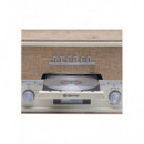 Radio DAB+/FM Denver MDA-525LW Bluetooth Madera Clara