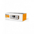 Denver MIR-270DW, Altavoz con DAB+, WiFi, Bluetooth, USB, Madera Oscura