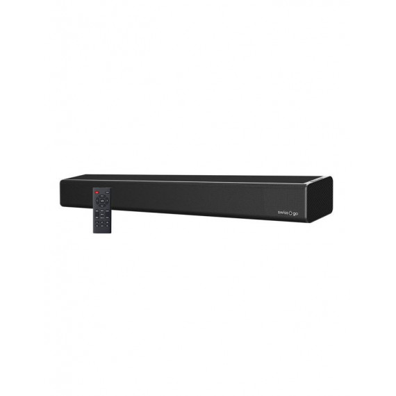 Barra de Sonido SWISS+GO Draco, 80W, Bluetooth 5.0, Negra