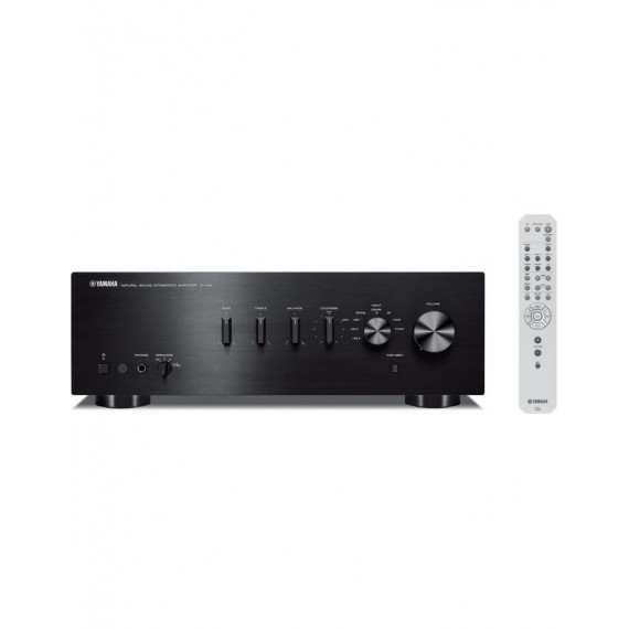 Amplificador HiFi Estéreo Yamaha A-S301, 60+60W RMS, Negro