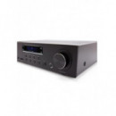 Amplificador Estéreo Aiwa AMU-120BTBK con Bluetooth, USB/SD y 120W RMS Negro