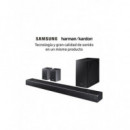 Barra de Sonido Samsung/Harman Kardon HW-Q90R/ZF, Subwoofer Inalámbrico, 7.1.4, 512W, Negro