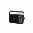 Radio Panasonic RF-2400DEG-K, AM/FM, AC/DC, Color Negro
