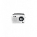 Radio Portátil Sytech XV1680BT Vintage 3 Bandas Bluetooth USB/TF 1200mAh Blanca