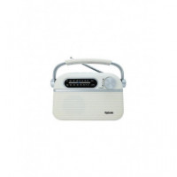 Radio Portátil SYTECH XV1686BT BLUETOOTH Am/fm Blanco