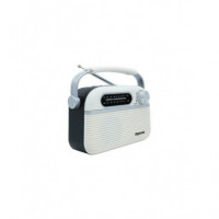 Radio Portátil Vintage SYTECH SYXV1686BTB Am/fm BLUETOOTH Recargable