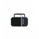 Radio Portátil Sytech SY1677NG AM/FM, Pilas y Red, Negro