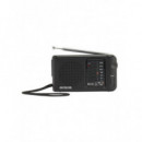 Radio Portátil Aiwa RS-44 Analógica AM/FM con Auriculares Negros