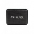 Altavoz Portátil AIWA BS-200 TWS, 6W, USB, Radio, Bluetooth, Negro