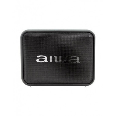 Altavoz Port&aacute;til AIWA BS-200 TWS, 6W, USB, Radio, Bluetooth, Negro