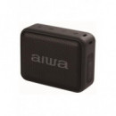 Altavoz Portátil AIWA BS-200 TWS, 6W, USB, Radio, Bluetooth, Negro