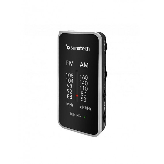 Radio de Bolsillo Analógica Sunstech RPC6SL, Color Plata