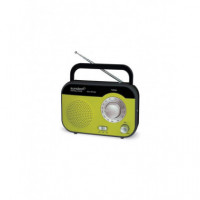 Radio SUNSTECH RPS560 Am Fm Portátil Color Verde