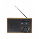 Radio de Escritorio Denver DAB-46 DAB+, FM, Retro, Color Madera