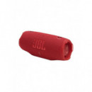 Altavoz Portátil JBL Charge 6, 45W, Bluetooth 5.4, Rojo