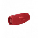 Altavoz Portátil JBL Charge 6, 45W, Bluetooth 5.4, Rojo