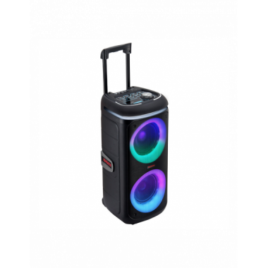Altavoz Port&aacute;til AIWA KBTUS-480 con Ruedas, Bluetooth, USB, 40W RMS Negro