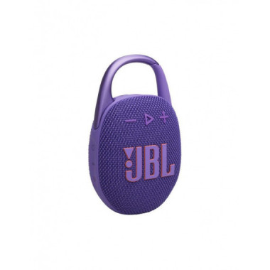 JBL Clip 5 Altavoz Bluetooth Port&aacute;til, 7W, Color Violeta