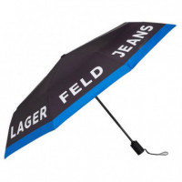 KLJ LOGO UMBRELLA BLACK