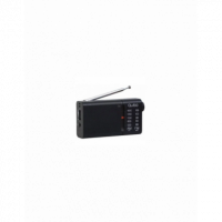Radio Portátil QUBO RS-2, Am/fm, Auricular Incluido, Negro