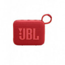 Altavoz Portátil JBL Go 4 Bluetooth 4.2W IP67 Rojo