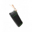 Altavoz Ibiza Phantom, Bafle 2x 6.5"/16cm 300W con Doble Efecto LED, Bluetooth, USB y MicroSD, Negro