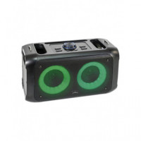 Altavoz Portátil Ibiza Sound Party-Street2 10-5537PLS Bluetooth LED USB MicroSD 100W