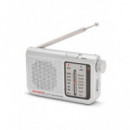 Radio de Bolsillo Aiwa RS-55 AM/FM, Color Plata