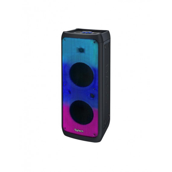 Altavoz Sytech Ledflow SYXTR89LF 2x10" 100W RMS RGB Flame USB Bluetooth