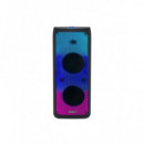 Altavoz Sytech Ledflow SYXTR89LF 2x10" 100W RMS RGB Flame USB Bluetooth