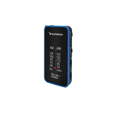 Radio de Bolsillo Sunstech RPC6 AM/FM Color Azul
