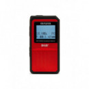 Radio de Bolsillo Aiwa RD-20 con Pantalla de 1,7 Pulgadas y Auriculares, Rojo