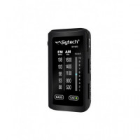 Radio de Bolsillo SYTECH SY1673 Am/fm Vertical Negra