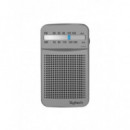 Radio de Bolsillo Sytech SY1660PL AM/FM Vertical Plata