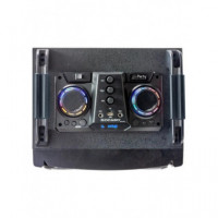 Sistema de Sonorización DJ LTC PARTY BOXx410, USB, Bluetooth, Luces RGB, 850W Negro