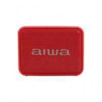 Altavoz Portátil AIWA BS-200 Tws, 6W, Usb, Radio Fm, Bluetooth, Rojo