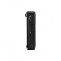 Radio de Bolsillo AIWA RS-33 + Auriculares + Funda, Negro