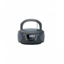 Radio CD USB Fonestar BOOM-ONE-G, Color Gris