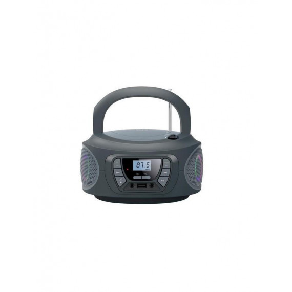 Radio CD USB Fonestar BOOM-ONE-G, Color Gris