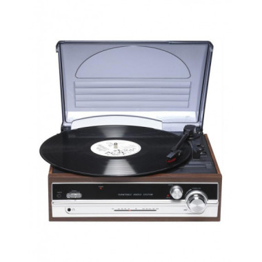 Tocadiscos Denver VPR-190MK3 Retro con Radio FM y Altavoces Est&eacute;reo