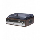 Tocadiscos Denver VPR-190MK3 Retro con Radio FM y Altavoces Estéreo