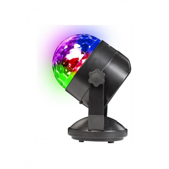 Lámpara LED Denver LDB-319MK2 para Fiesta, Rotación de Luces, Control Remoto, Multicolor