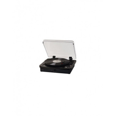 Tocadiscos Retro Denver VPL-230B con Bluetooth y USB, Negro