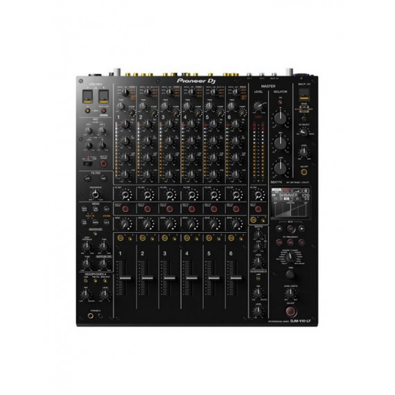 Mesa de Mezclas Pioneer DJ DJM-V10-LF de 6 Canales, Negro