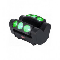 Ibiza 16-2053 LED6-QUAD, Efecto de Iluminación Dinámico 6x10W RGBW