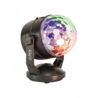 Bola Disco RGB Ibiza Kidz-Disco 16-1070 Luces Fiesta Infantil
