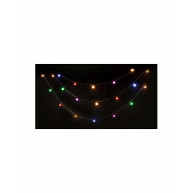 Guirnalda LED Ibiza LEDSTRING-COLOR, 10 Metros, 20 Bombillas